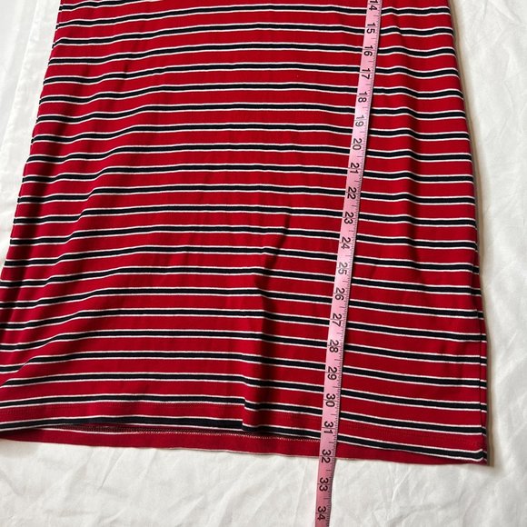 Tommy Hilfiger Women's Striped Hoodie Dress Red Size Small - Picture 5 of 9